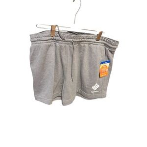 Columbia Women's Gray Trek French Terry Shorts (Size: Large) (NWT)